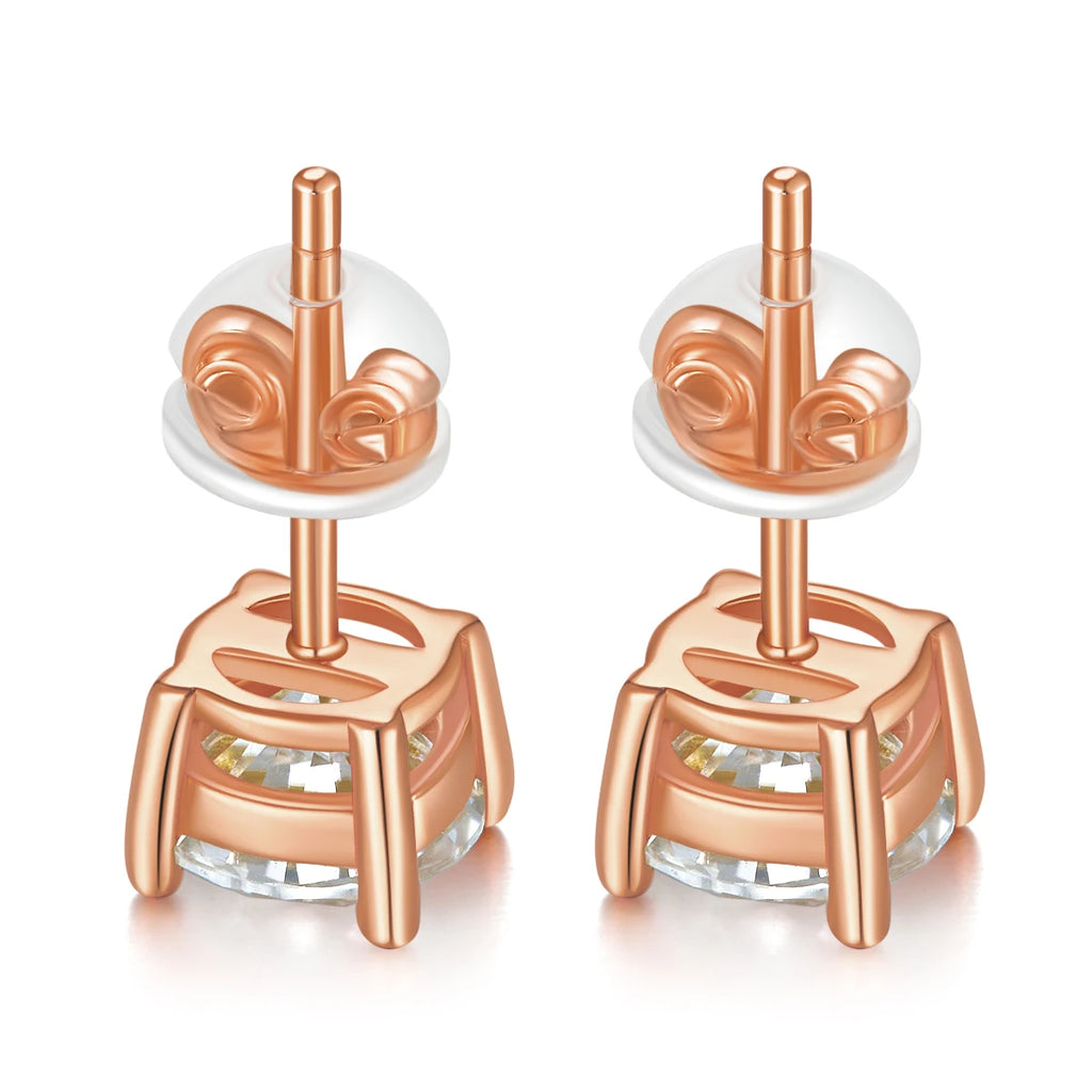 GRA Certified VVS Moissanite Stud Earrings