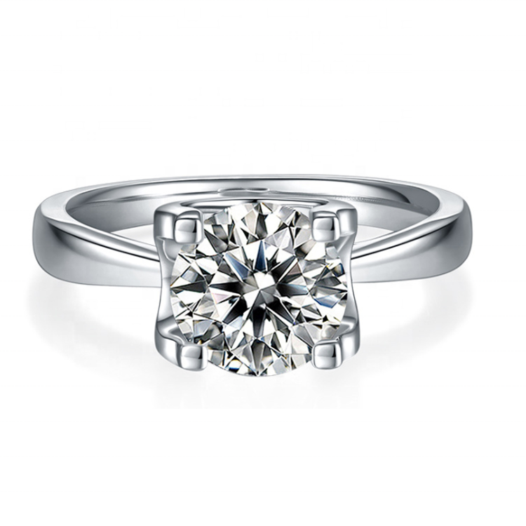 2 Carat Moissanite Engagement Ring Collection - 925 Silver