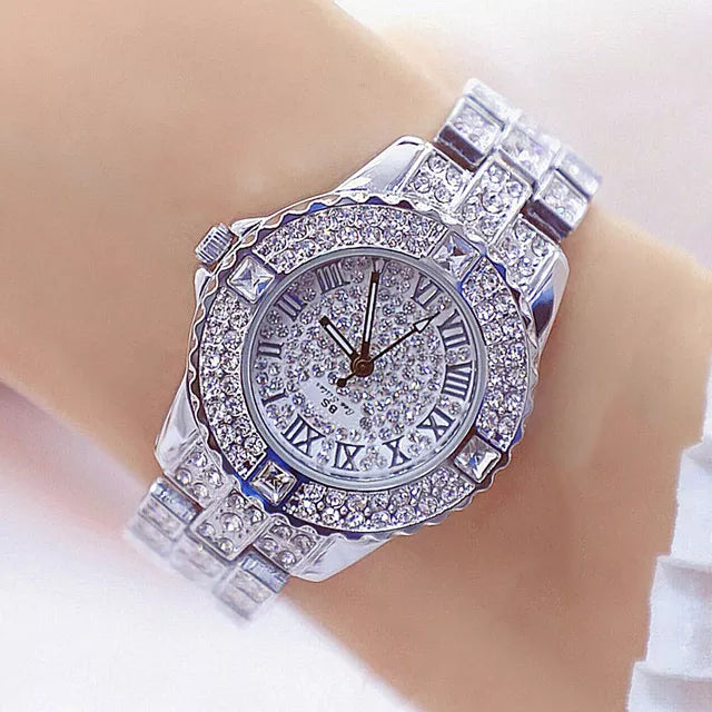 Celestial Radiance Diamond Watch - Luxury Gold Timepiece