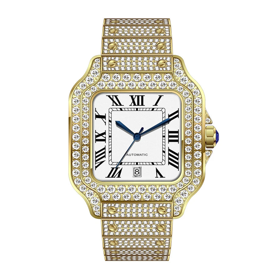 Celestial Moissanite Watch - VVS D Custom Stainless Steel