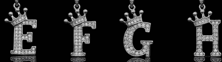 Iced-Out Initial Letter Pendant - Personalized A-Z Moissanite Necklace