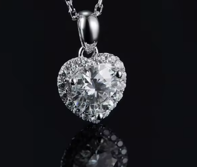 Classic Heart Moissanite Set