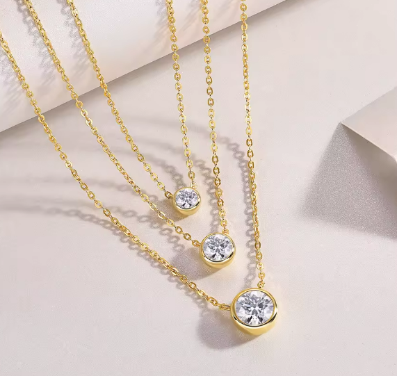 Celestial Essence Pendant - 18K Gold Plated Waterproof Necklace