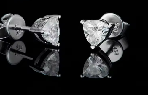 Minimalist Round Moissanite Set - Earrings & Pendant