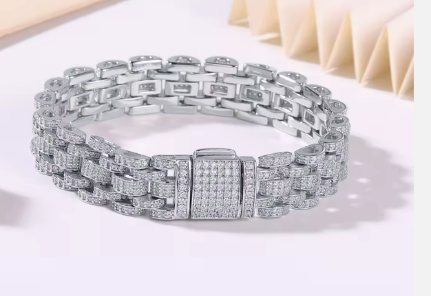 Heavy Cuban Link Bracelet - 18K Gold Plated 925 Sterling Silver