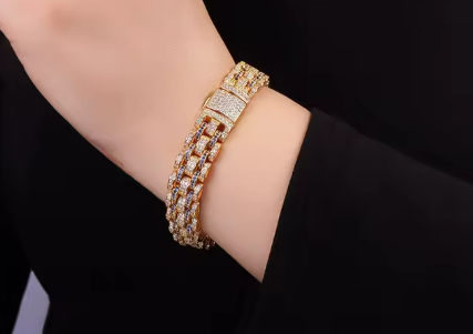 Heavy Cuban Link Bracelet - 18K Gold Plated 925 Sterling Silver