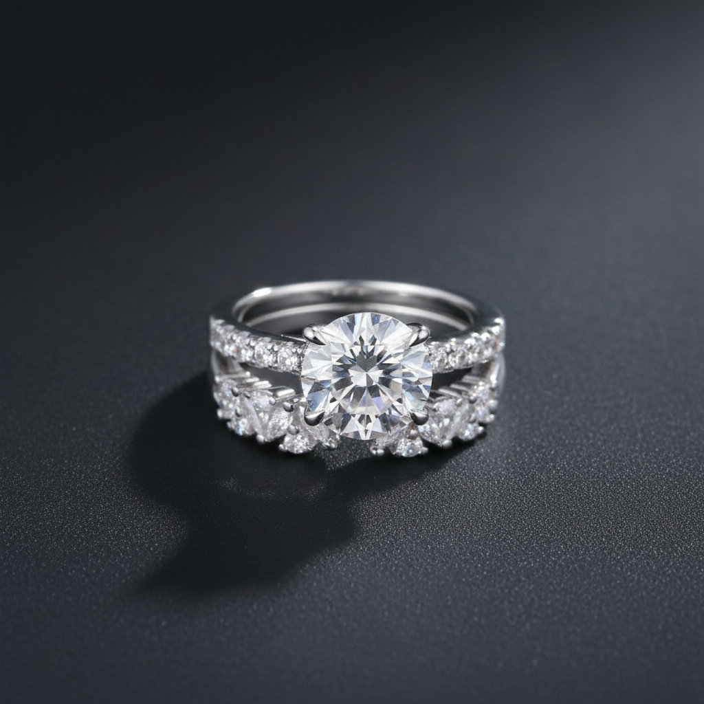 Both rings stacked together