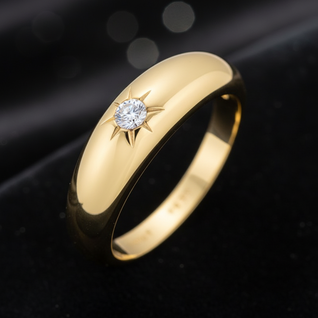 Macro detail of star motif