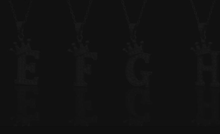 Iced-Out Initial Letter Pendant - Personalized A-Z Moissanite Necklace