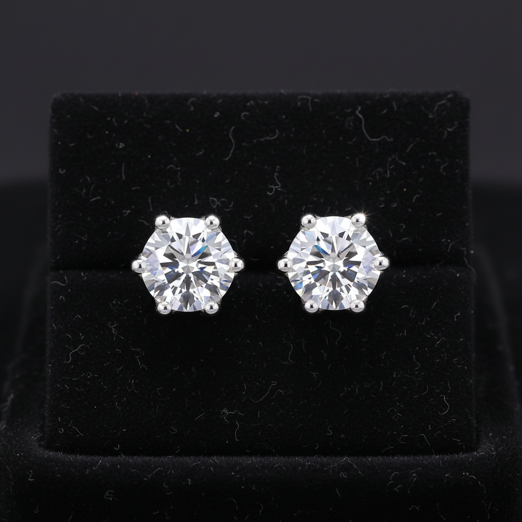 Product detail on velvet display